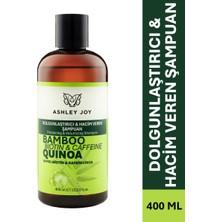 Ashley joy İnce Telli Saçlar İçin Dolgunlaştırıcı Hacim Veren Kinoalı Şampuan 400 ml