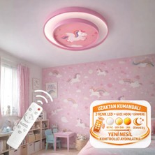 Çocuk Odası Ledli Kumandalı Avize