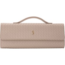 Kadın Clutch Çanta Örgü Dokulu Zarif El Çantası – Aurelia Clutch