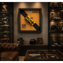 Isf Markt 3D Model Araba Çerçevesi Ofis Ev Duvar Dekoru Premium Shadow Box Tablo 25X25 Derin Çerçeveli Ofis I Salon