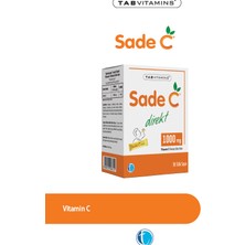 TABVITAMINS Sade C Direkt 30 Stik Saşe 1000 mg Vitamin C Takviye Edici Gıda