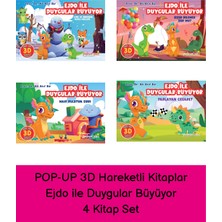 Parlayan Yıldız Ejdo Ile Duygular Pop-Up 3D Hareketli Kitaplar 4 Kitap Set