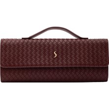 Kadın Clutch Çanta Örgü Dokulu Zarif El Çantası – Aurelia Clutch