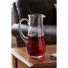 Paşabahçe Palmiye Dekor 13144 Nude Kristal Sürahi 1350CC