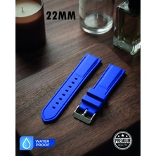 Beroo Straps 22MM Bombeli Premium Silikon Saat Kordonu | Yumuşak Kauçuk Spor & Klasik Uyumlu Kayış (Universal Pimli)