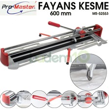Promaster Fayans Kesme Makinesi 600 mm Alüminyum Gövde ve Plastik Yatak ile Kesme Özelliği