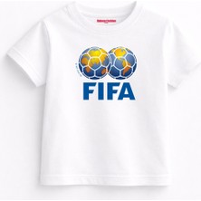 Rabona Fashion Fıfa 1977 Retro Logo Çocuk T-Shirt