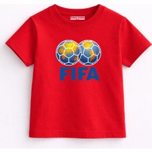 Rabona Fashion Fıfa 1977 Retro Logo Çocuk T-Shirt