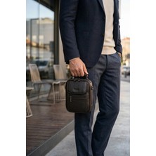 Traum 08 Kasalı Erkek El ve Omuz Askılı Çanta Kahve