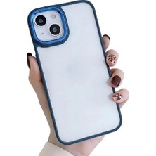 Ermer Iphone 12 Pro Için Kamera Çıkıntılı Arkası Şefaf Şık Renkli Kılıf Kapak