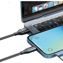 YF Tekstil Ambalaj CA-2700 Lightning Şarj ve Data Kablosu 1.2m Siyah