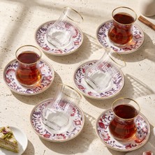 Sandro Moreno 1898 Mistik Optik Gold 12 Parça 6 Kişilik Çay Takımı 150 ml