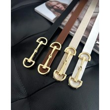 Öznora Gold Tokalı Kadın Kemer | Pantolon ve Ceket Kemeri