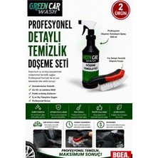 BGEA Greencar Wash Profesyonel Detaylı Temizlik Seti- Özel Detaylı Temizlik Spreyi 500ML & Pro Döşeme Fırç