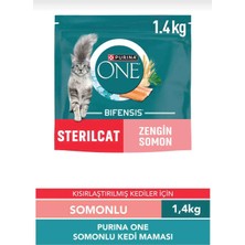 Purina One Somonlu Kısırlaştırılmış Kedi Maması 1.4 kg