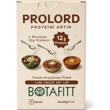Prolord: Freze Dry Lor. %100 Lor Peynirinden Üretilen, Bir Saşede 12 G Protein Desteği (7 Servis)