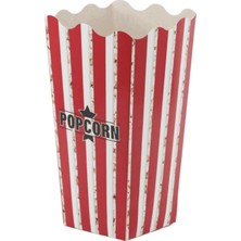 ŞEYLİŞEYLER Şeylişeyler - Popcorn Mısır Kutusu Küçük Boy Karton Bardak 50 Adet (1 Paket)