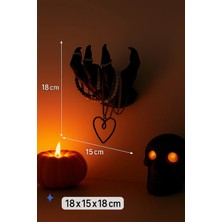 İn3dex Cadılar Bayramı 3D Korkunç Eller Duvar Dekoru Gerçekçi Atmosfer Yaratır