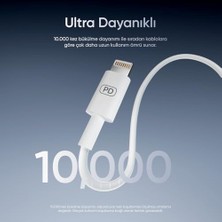YF Tekstil Ambalaj 35W Super Charge 1m Pd Type C To Lightning Hızlı Data ve Şarj Kablosu