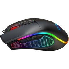 YF Tekstil Ambalaj Crossfire Air Kablosuz 10000 Dpi Pixart PMW3325 Sensör Makro Yazılımlı Chromatic Rgb Kablosuz Gaming Mouse - Siyah