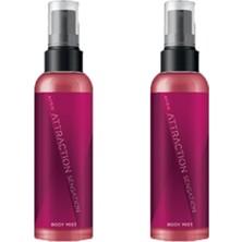 Avon Attraction Vücut Spreyi 100 ml 2'li Set Cinsiyet: Unisex Ferahlatıcı Koku