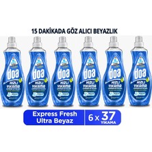 Doa Express Hızlı Yıkama Ultra Beyaz Sıvı Çamaşır Deterjanı 1480 ml x 6 Adet
