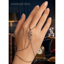 Stainless Steel Gümüş Renk Kuş Model Çelik Şahmeran