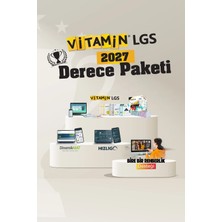 Vitamin LGS 2027 Derece Paketi I Yeni Nesil Soru Bankası, Deneme Sınavları ve Online Rehberlik I 16.000 Soru ve 671 Etkileşimli Video