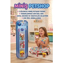 Farbu Oyuncak Petshop Miniş Özel Tematik 3'lü Figür Seti – Çocuklar Için Yaratıcı Oyun ve Koleksiyon Seti