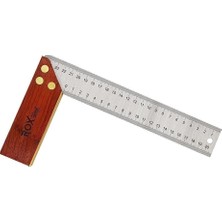 Gül Ağacı Marangoz Gönyesi 9” | Doğal Ahşap Hassas Ölçüm Gönyesi | Rox Wood