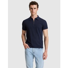 Pierre Cardin Erkek Lacivert Slim Fit Polo Yaka Tişört 50321152-VR033