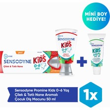 Sensodyne Promine 6 Yaş Çocuk Diş Macunu 50ML Çilek Aromalı Hassas Diş Etleri İçin