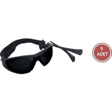 5 Adet Antifog Koruyucu Gözlük Buğulanmaz Af Starline G-037A-S Füme