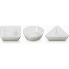 Le Creuset 3'lü Taş Seramik Tapas ve Sos Kasesi Seti