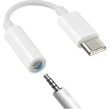 YF Tekstil Ambalaj Type-C To 3.5mm Örgülü Aux Kablo Dönüştürücüleri (Tüm Type-C Girişli Telefonlar ile Uyumludur - 15 ile Uyumludur Destekler (3.5 Kulaklık Giriş)