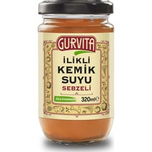 Gurvita İlikli Kemik Suyu Sebzeli 320 ml Türkiye Menşeli Pratik Kullanım İçin