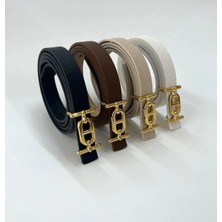 Öznora Gold Tokalı Kadın Kemer | Pantolon ve Ceket Kemeri