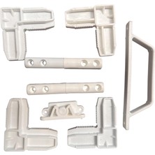 Destan Plastik 17x25 sineklik tamirat takımı beyaz