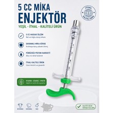 Göktulpar 5 cc Mika Enjektör Yeşil