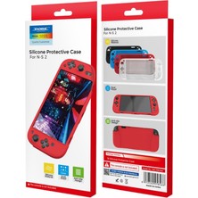 Nintendo Switch 2 Yüksek Kalite Silikon Koruma Kılıf - Tam Kusursuz Uyum - Şarj ve Stand Uyumluluğu - Kırmızı