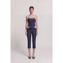 Holly Lolly Jean Görünümlü Venus Capri Pantolon Lacivert