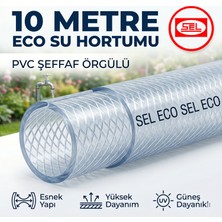 Sel Hortum Sel Eco Pvc Şeffaf Örgülü Hortum 1/4" (6 Mm)