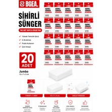 Bgea Sihirli Sünger - Magic Sponge 12*7*3 cm ( 20 Adet )