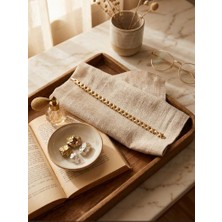 Attaleia Shop Çelik x Tasarım Gold Bileklik Şık Zarif Takı