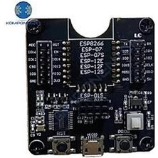 Emay Center ESP8266 Programlayıcı ve Geliştirme Kartı ESP-01S Esp-07 Esp-12 Serisi Uyumlu Test Modülü