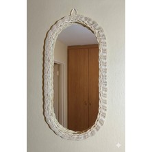 Niobe Home 30X60 Rattan Bambu Bohem Ayna