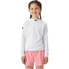Helly Hansen Jr Waterwear Rashguard Beyaz Çocuk Sweatshirt