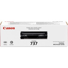 Canon CRG 737 Orijinal Siyah Toner Standart Kapasite ile Uyumlu i-SENSYS Yazıcılar için