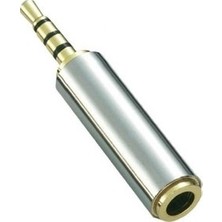 AoGo 2.5 mm Erkek To 3.5 mm Dişi Stereo Kulaklık Jakı Dönüştürücüsü Metal Materyal ile Dayanıklı