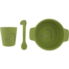 Trixie Mr.dino - Silikon Yemek Seti (2 Adet)